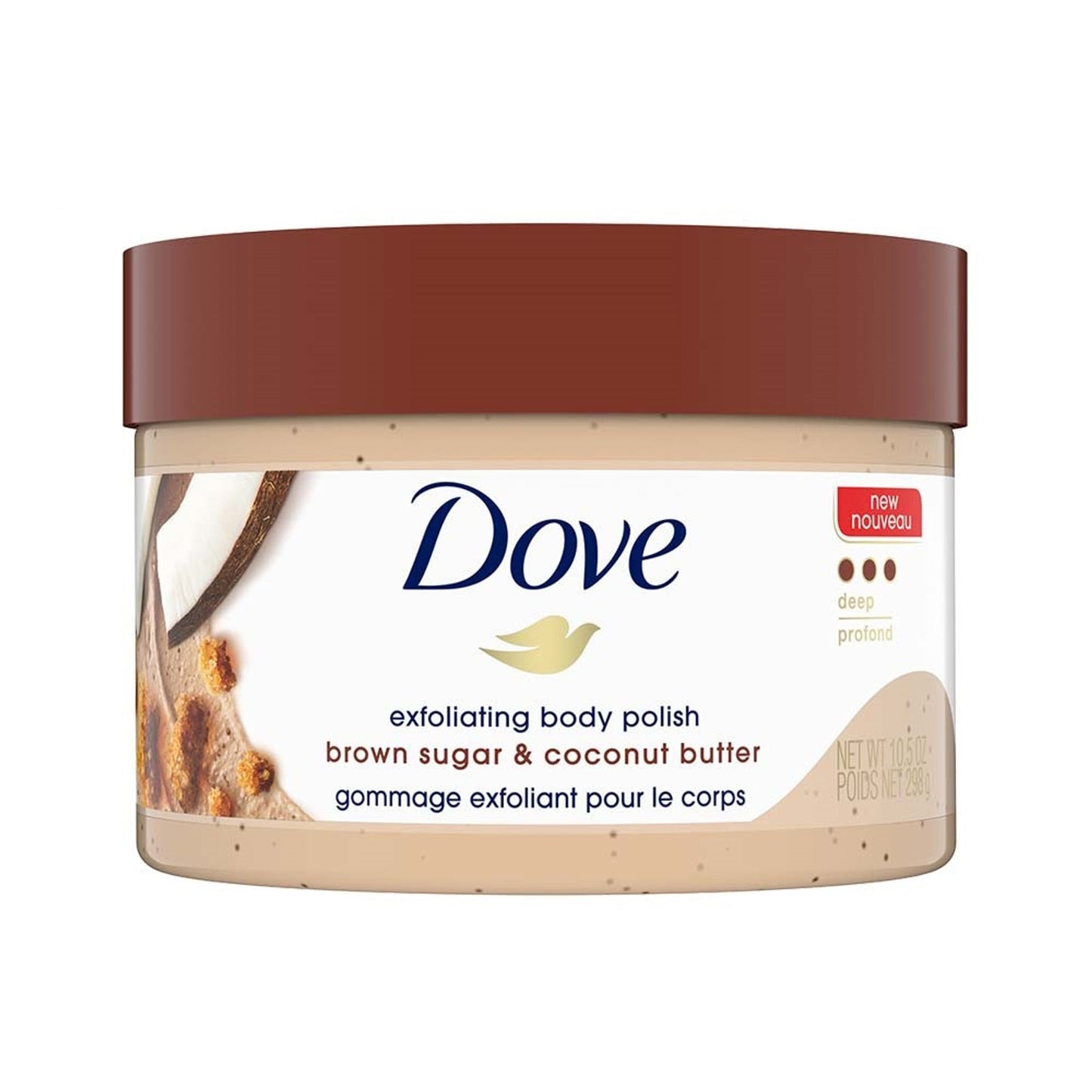 Dove Exfoliating Body Polish Scrub - Brown Sugar & Coconut Butter