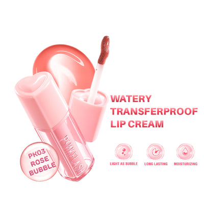 PINKFLASH Watery Transferproof Lip Tint - Pk03 Rose Bubble
