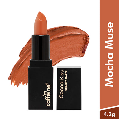 MCaffeine Cocoa Kiss Creamy Matte Lipstick - Mocha Muse