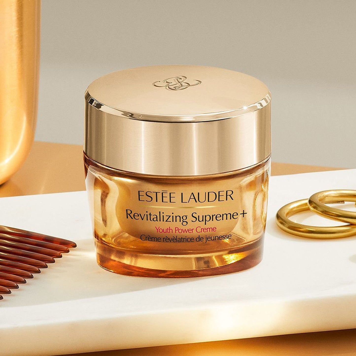 Estee Lauder Revitalizing Supreme+ Youth Power Creme Moisturizer with Hyaluronic Acid & Caffeine
