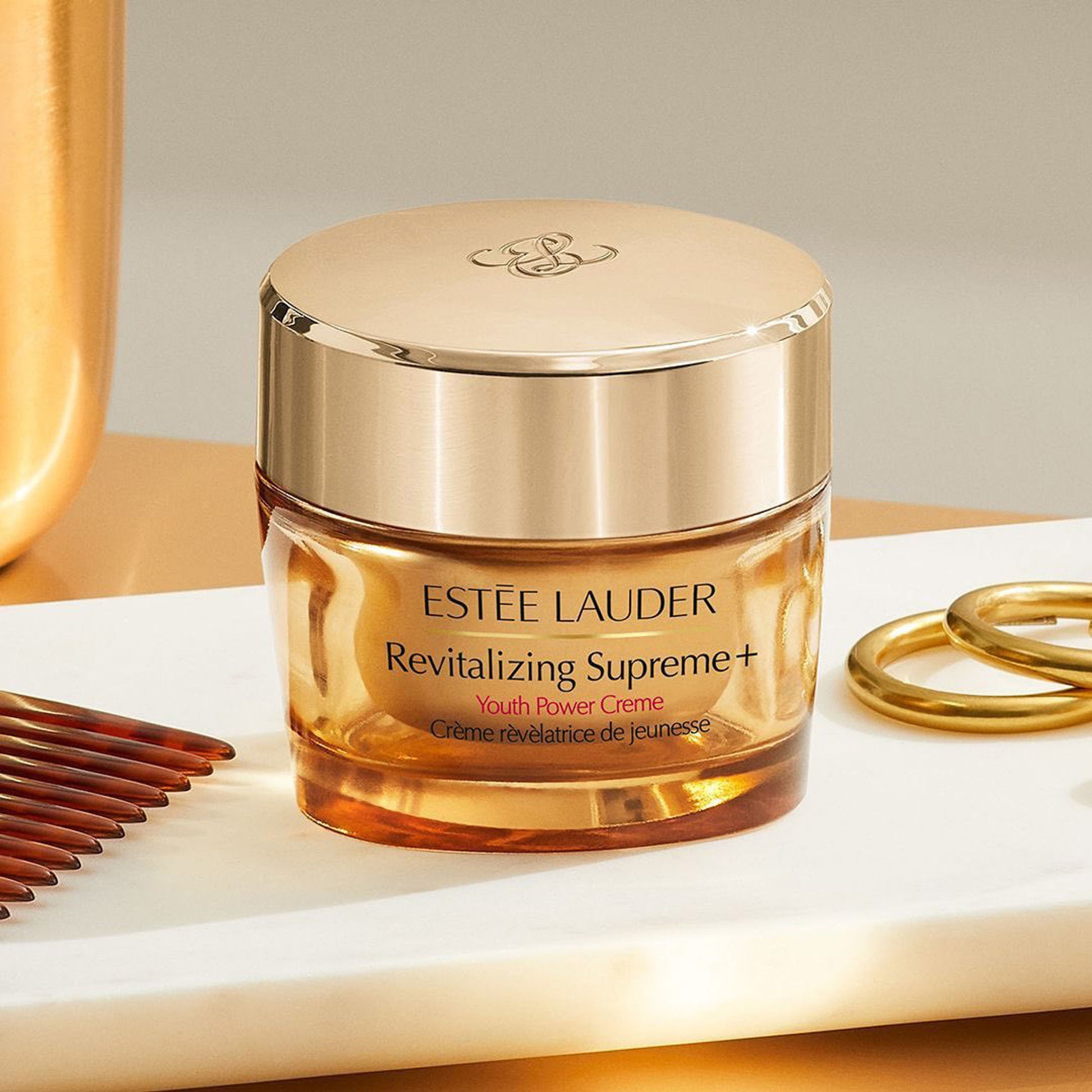 Estee Lauder Revitalizing Supreme+ Youth Power Creme Moisturizer with Hyaluronic Acid & Caffeine
