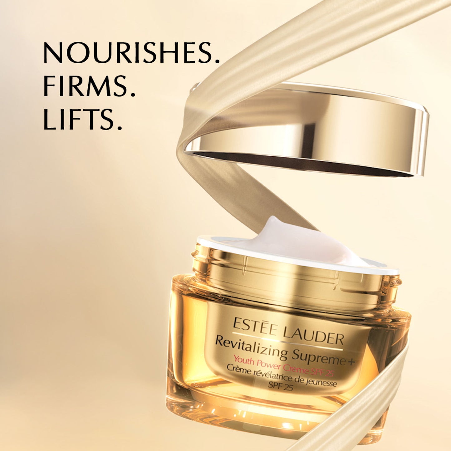 Estee Lauder Revitalizing Supreme+ Youth Power Creme Moisturizer with Hyaluronic Acid & Caffeine