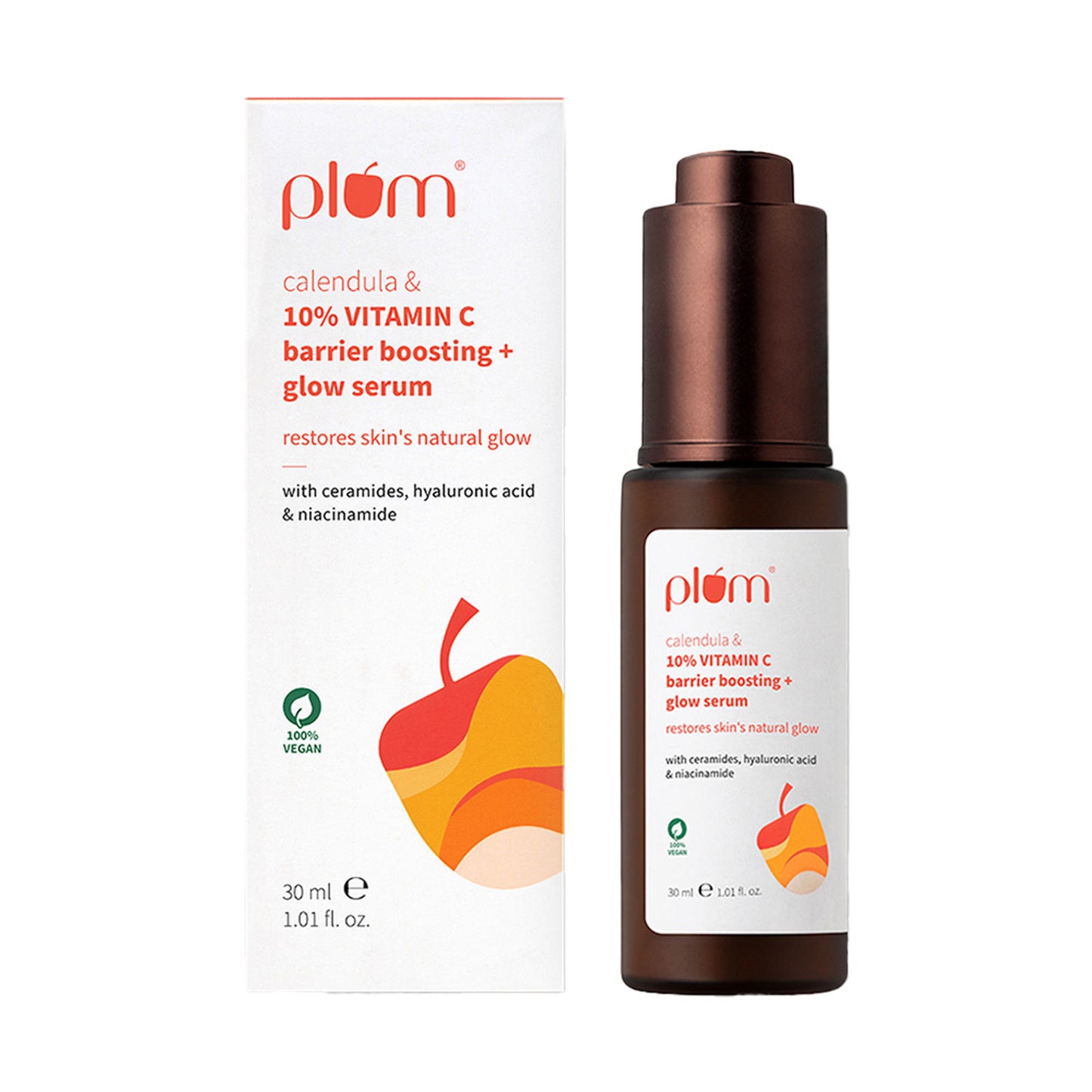 Plum Calendula & 10% Vitamin C Barrier Boosting + Glow Serum