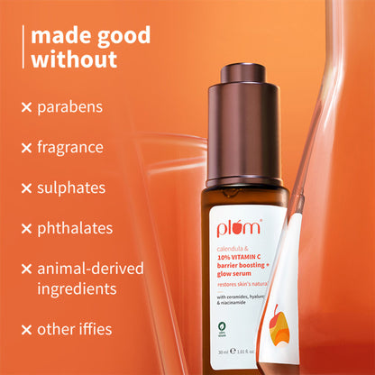 Plum Calendula & 10% Vitamin C Barrier Boosting + Glow Serum