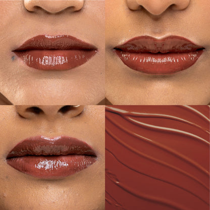 The Skin Diet Company Lip Barrier Tint To Hydrate & Plump Dry, Pigmented Lips - Fall Brown