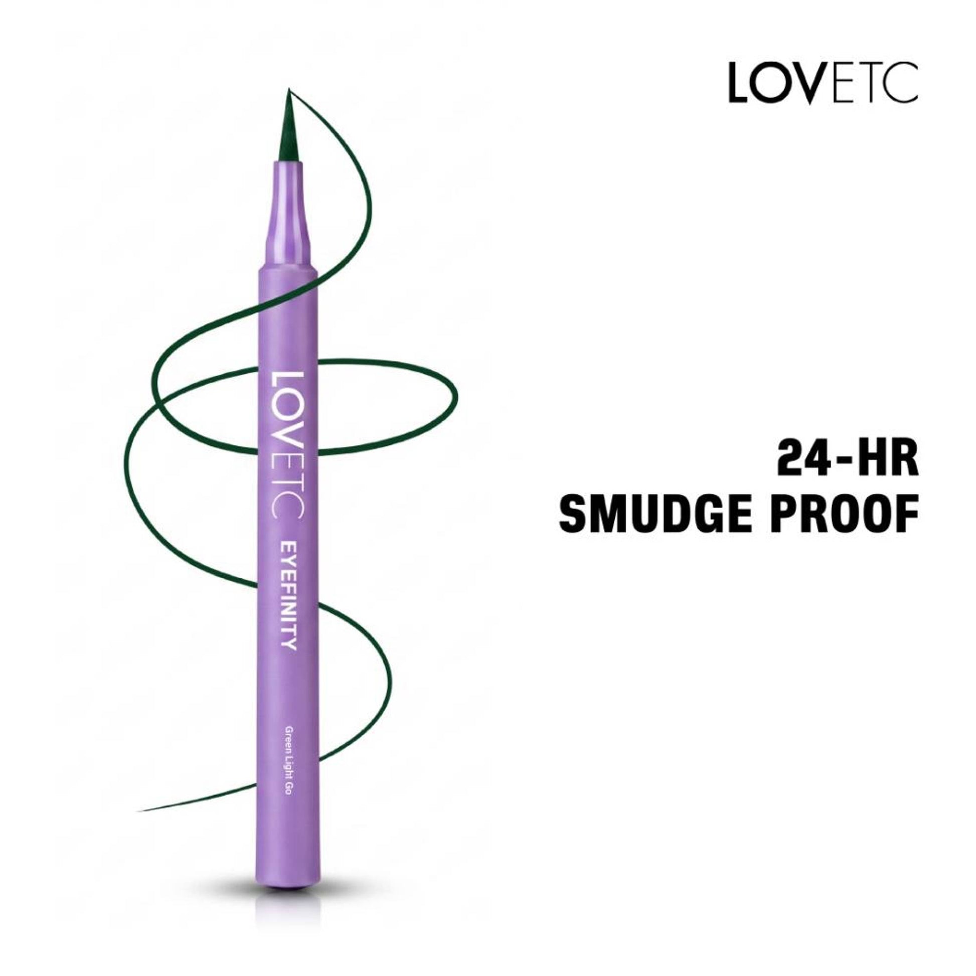 LOVETC Eyefinity Pro Finesse Sketch Eyeliner, 24Hr Wear - Green Light Go