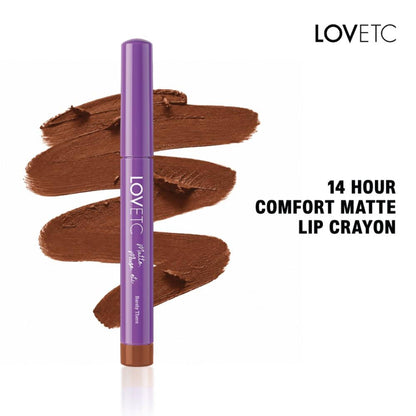 LOVETC Matte Muse Etc Smudge-Proof Crayon Lipstick - Barely There