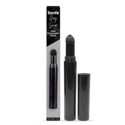 Sanfe Instant Hairline Powder Stick, Root Concealer For Gray Roots, Hair Colour Touch Up For Unisex