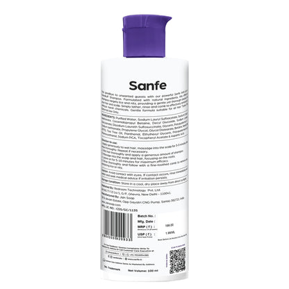 Sanfe Anti Lice & Dandruff Shampoo