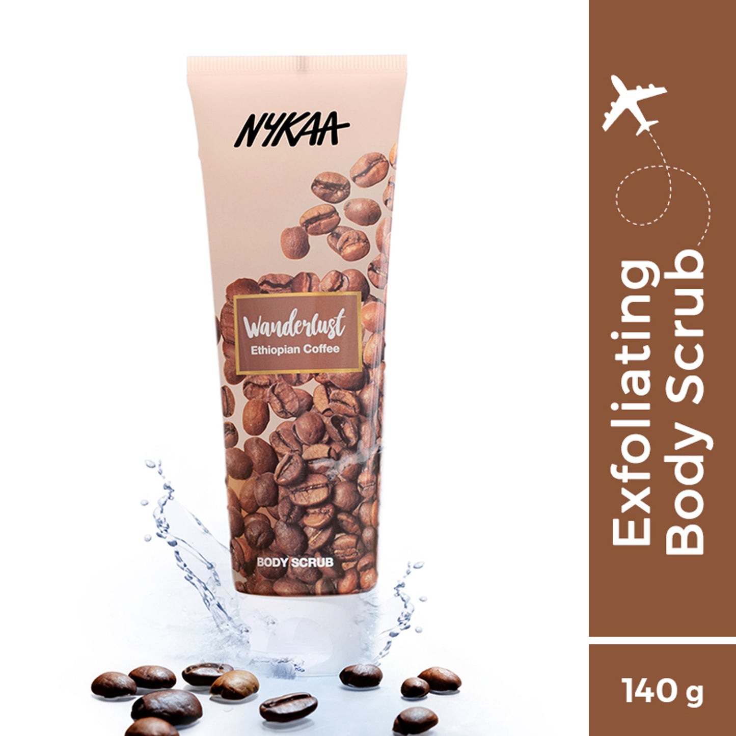 Nykaa Wanderlust Exfoliating Body Scrub - Ethiopian Coffee