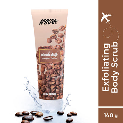 Nykaa Wanderlust Exfoliating Body Scrub - Ethiopian Coffee