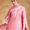 Dhiyona VA Women's Floral Embroidered Regular Thread Work Kurta with Trousers & With Dupatta
