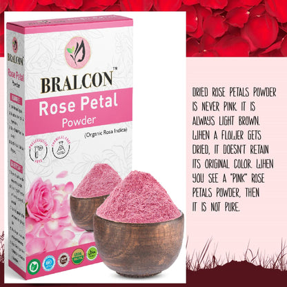 BRALCON Organic Rose Petal Powder