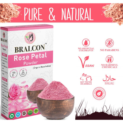 BRALCON Organic Rose Petal Powder