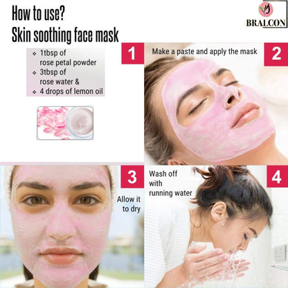 BRALCON Organic Rose Petal Powder