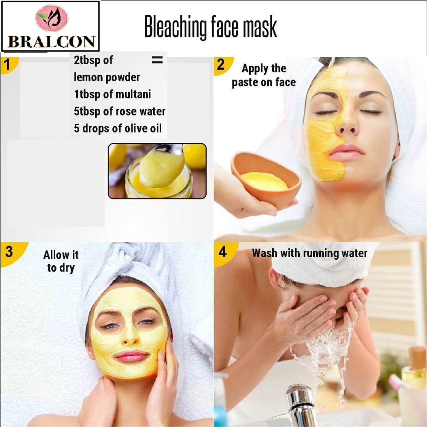 BRALCON Organic Lemon Peel Powder
