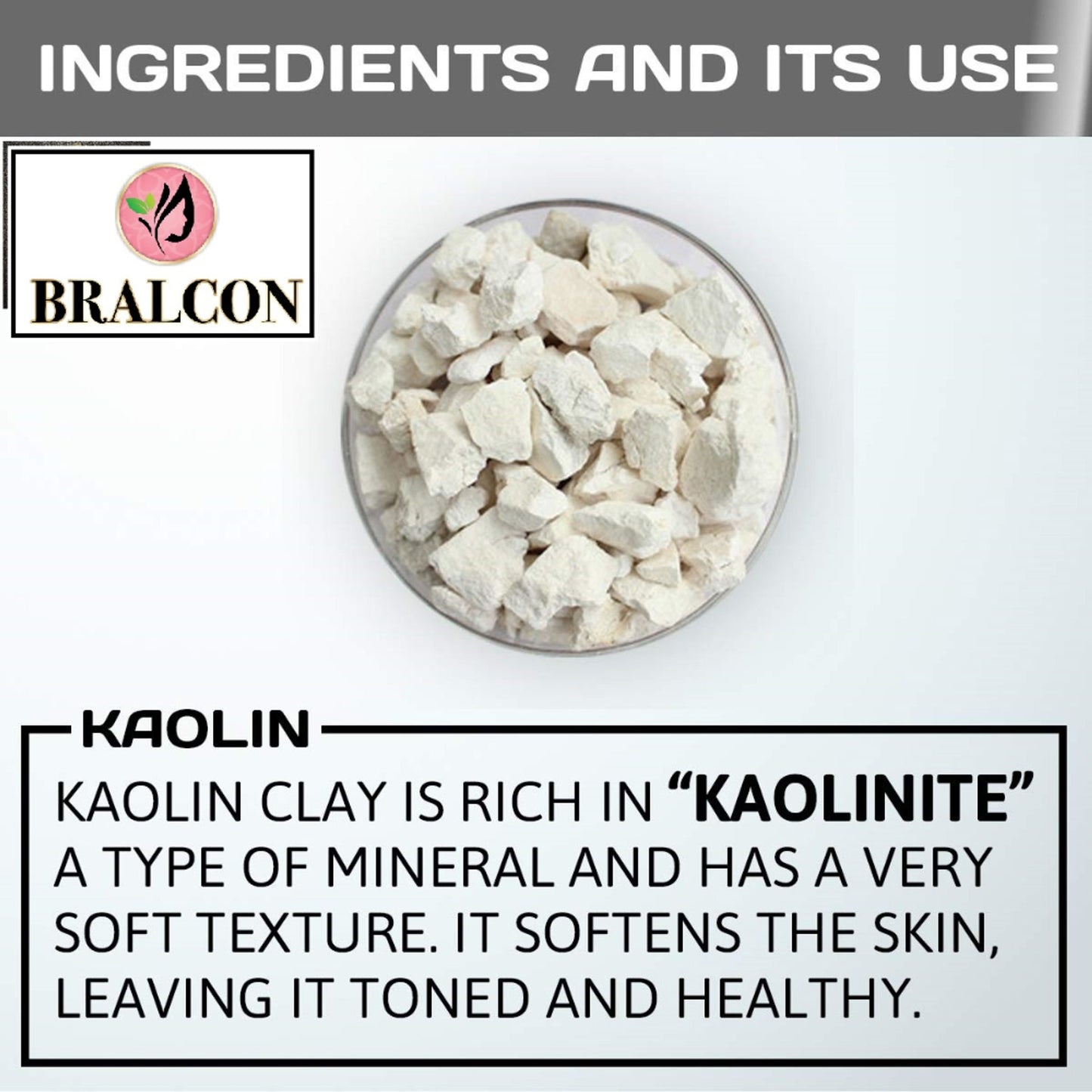 BRALCON Kaolin Clay Powder