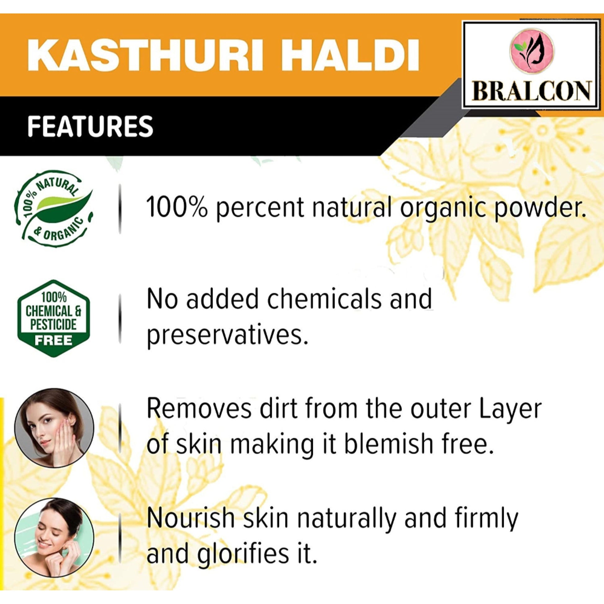 BRALCON Kasturi Haldi Powder