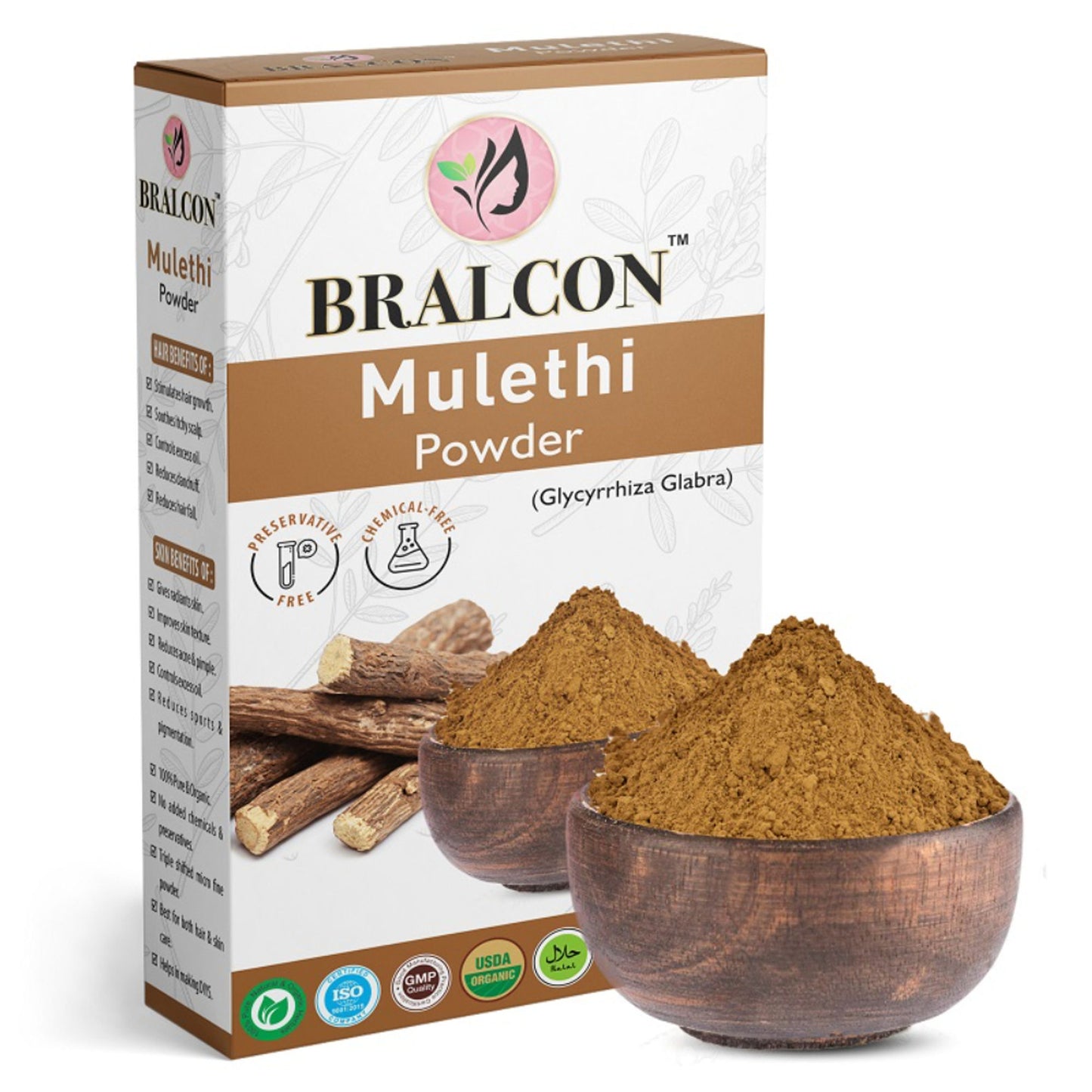 BRALCON Organic Mulethi Powder