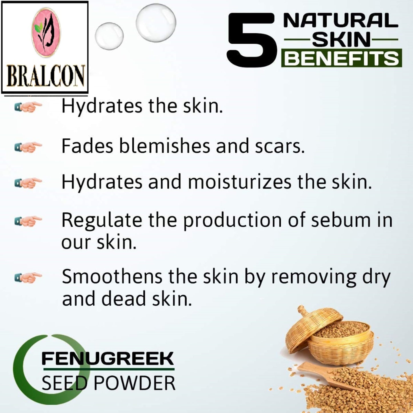 BRALCON Organic Methi Seeds Powder