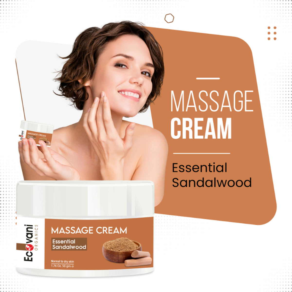 ECOVANI Essential Sandalwood Massage Cream