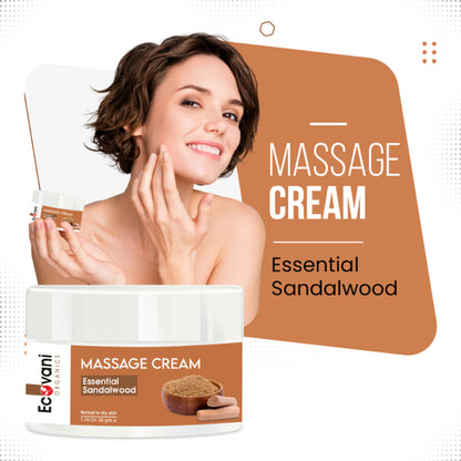 ECOVANI Essential Sandalwood Massage Cream