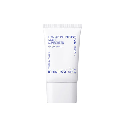 Innisfree Hyaluron Moist Sunscreen SPF 50+ PA++++, No White Cast, Watery Finish