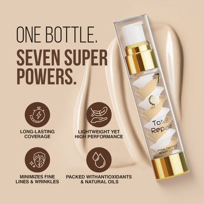 Colors Queen 7 In 1 Total Repair Foundation - 2