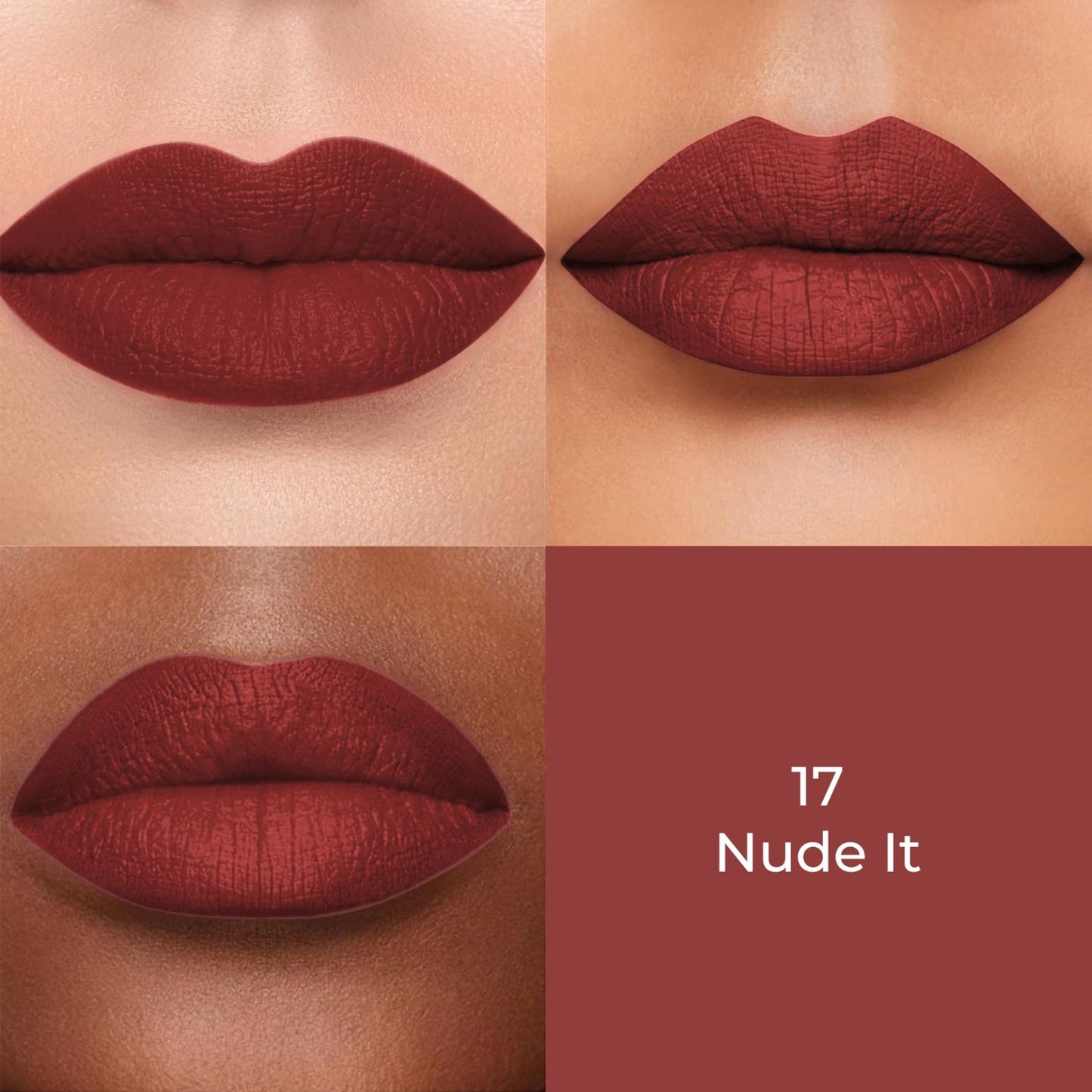 Colors Queen Color Stay Longlasting & Matte Lipstick Waterproof - 17 Nude