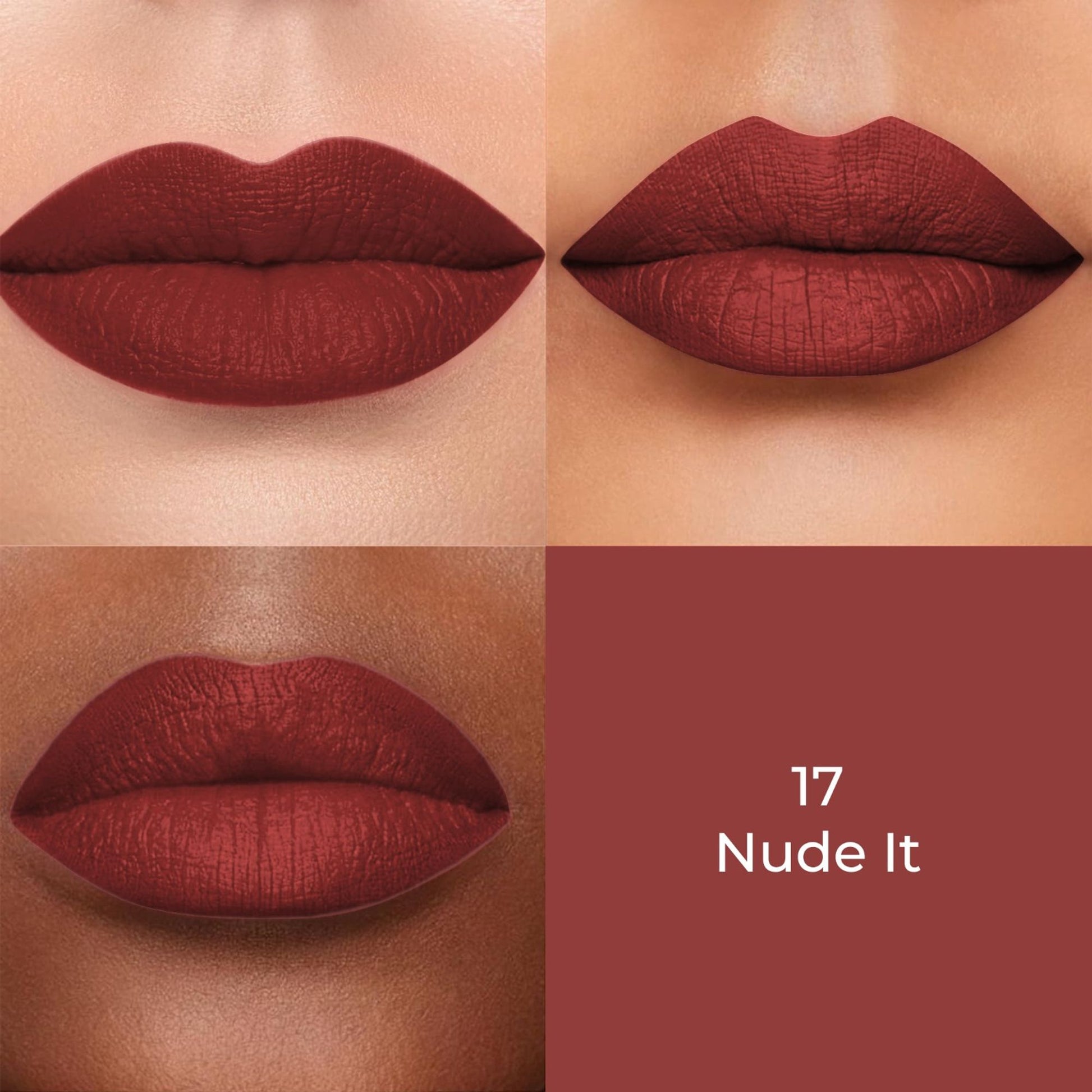 Colors Queen Color Stay Longlasting & Matte Lipstick Waterproof - 17 Nude