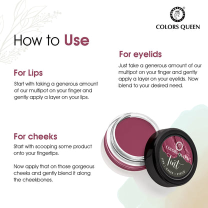 Colors Queen Lip Tint for Lips, Cheek & Eyelid - 02
