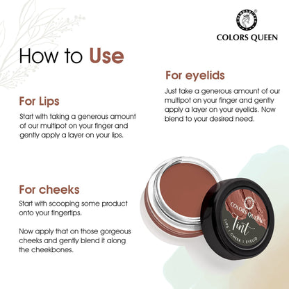 Colors Queen Lip Tint for Lips, Cheek & Eyelid - 04