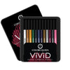 Colors Queen Vivid Matte 12 Lip & Eyeliner Pencil - C