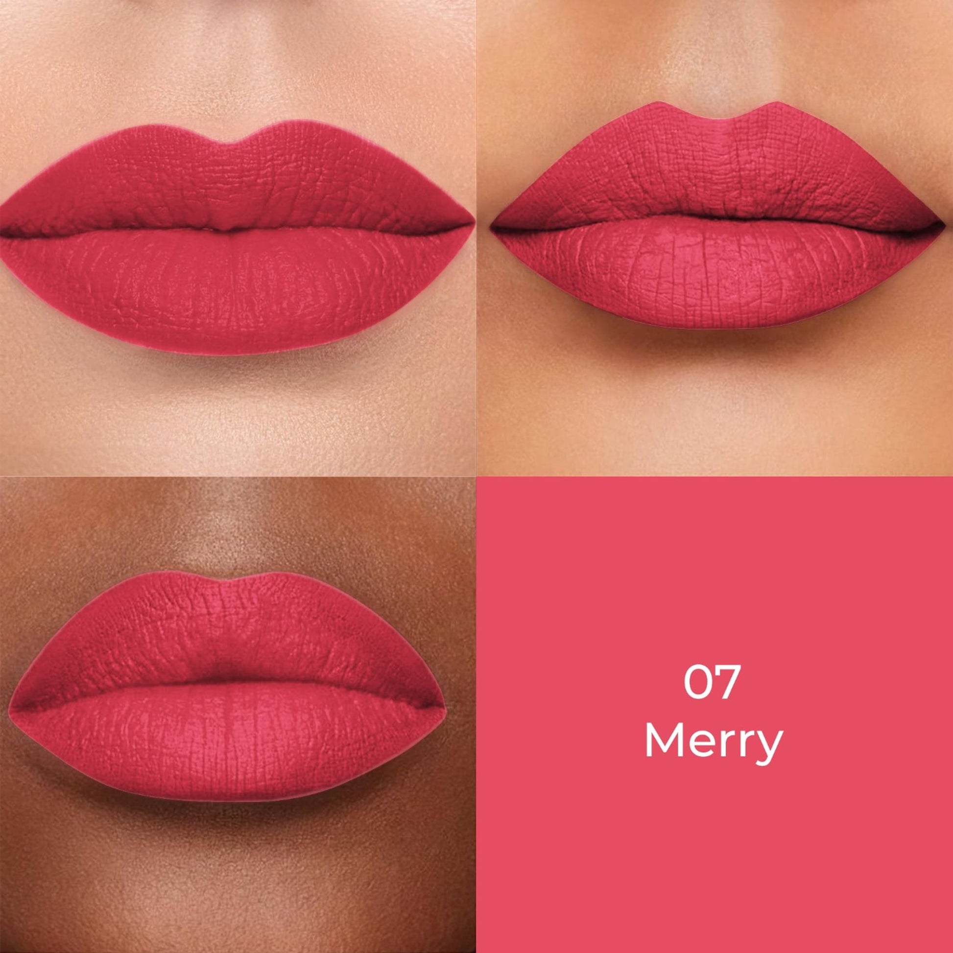 Colors Queen Color Stay Longlasting & Matte Lipstick Waterproof - 07 Marry