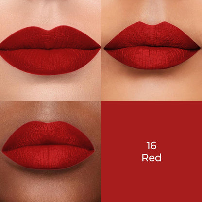Colors Queen Color Stay Longlasting & Matte Lipstick Waterproof - 16 Red