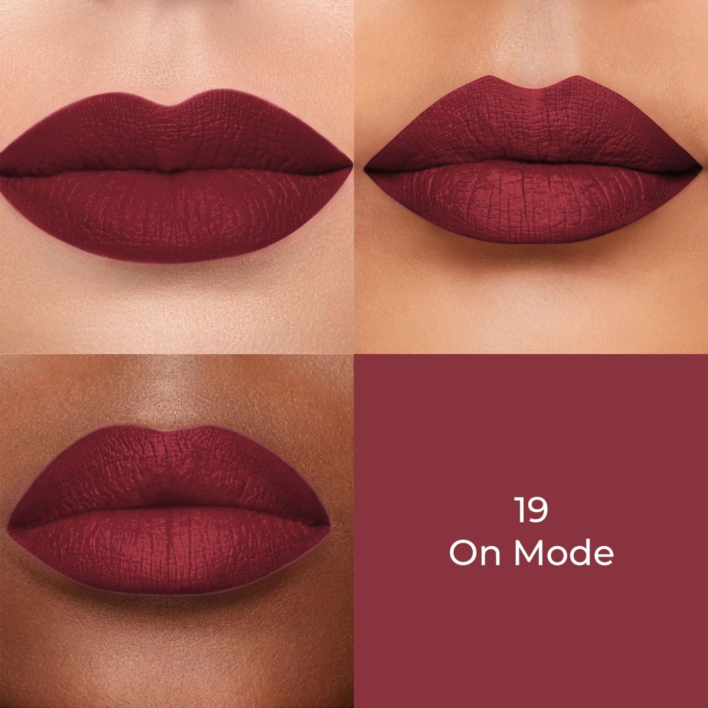 Colors Queen Color Stay Longlasting & Matte Lipstick Waterproof - 19 On Mode