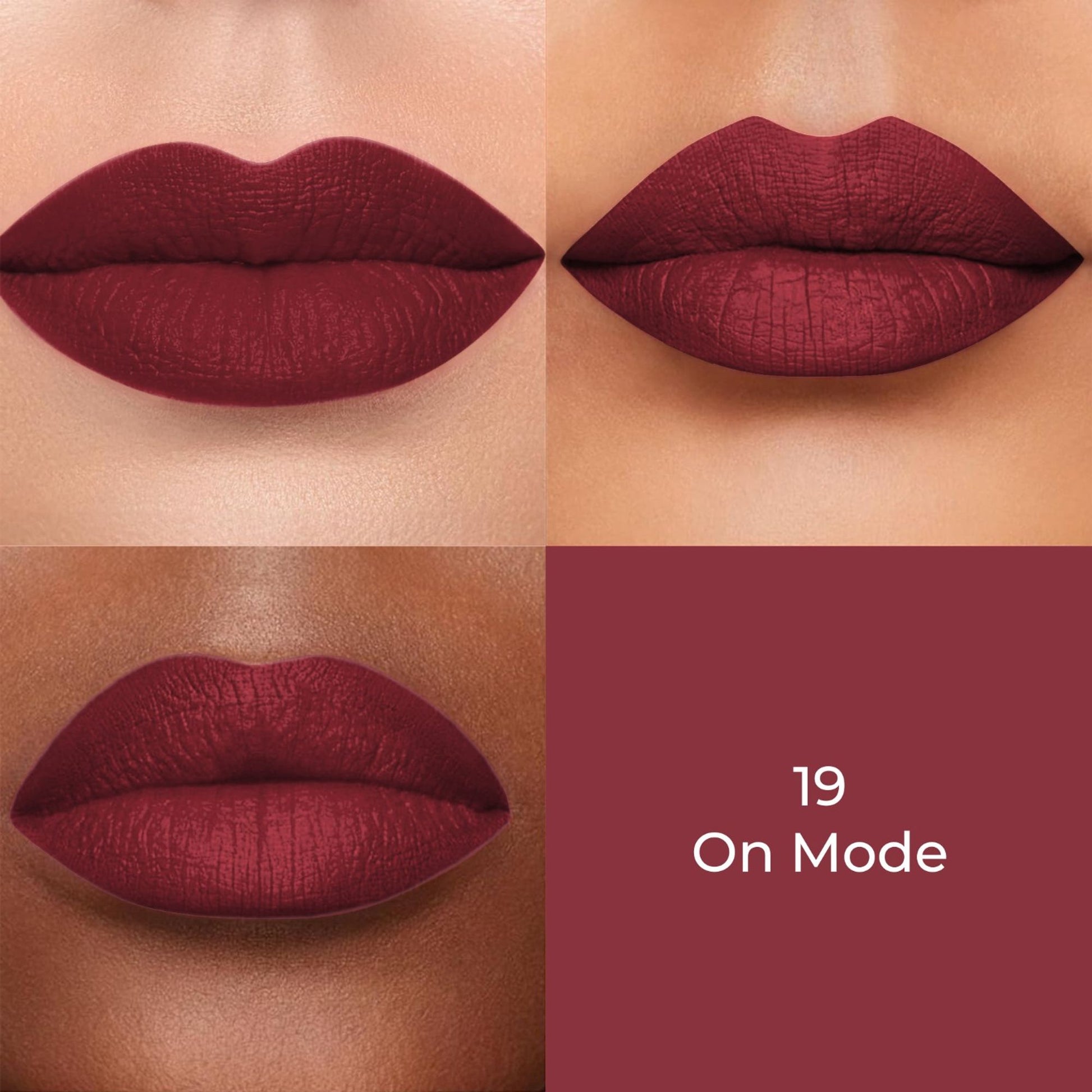 Colors Queen Color Stay Longlasting & Matte Lipstick Waterproof - 19 On Mode