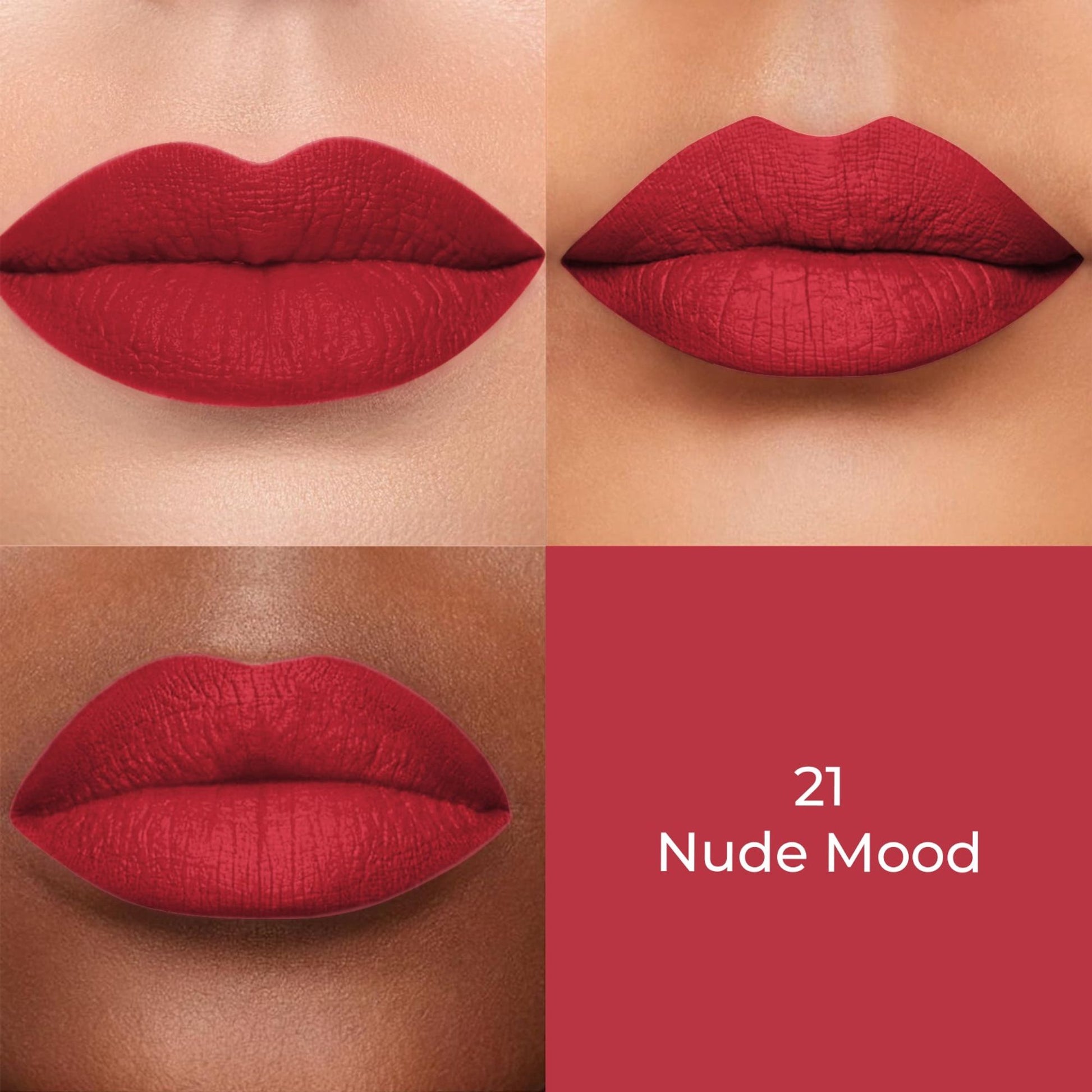 Colors Queen Color Stay Longlasting & Matte Lipstick Waterproof - 21 Nude Mood