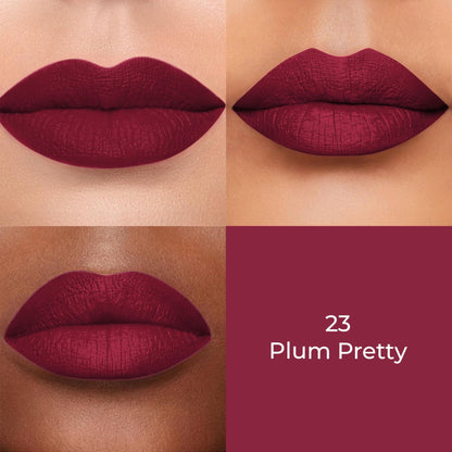 Colors Queen Color Stay Longlasting & Matte Lipstick Waterproof - 23 Plumpretty