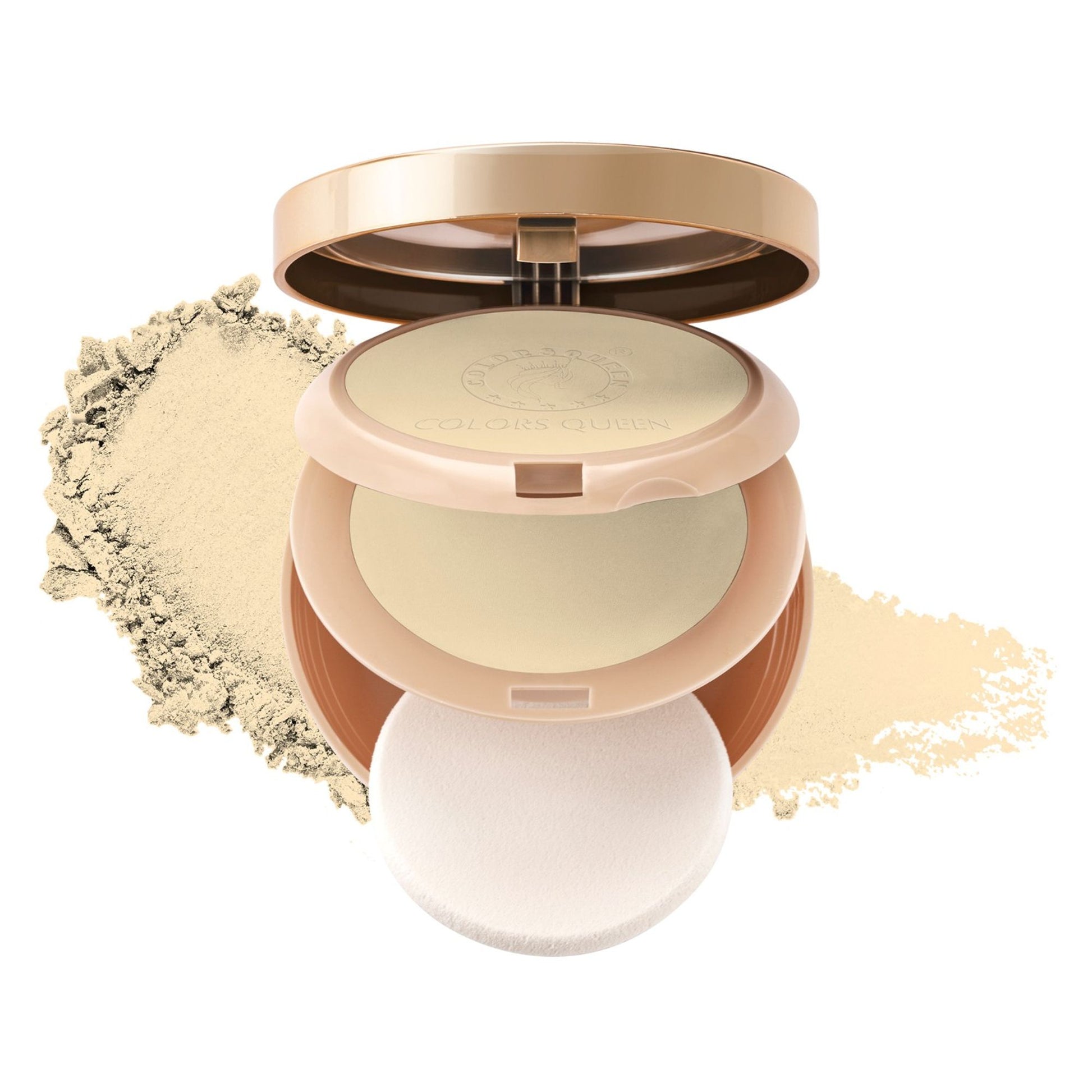 Colors Queen 2-in-1 Brightness Compact Powder - 1