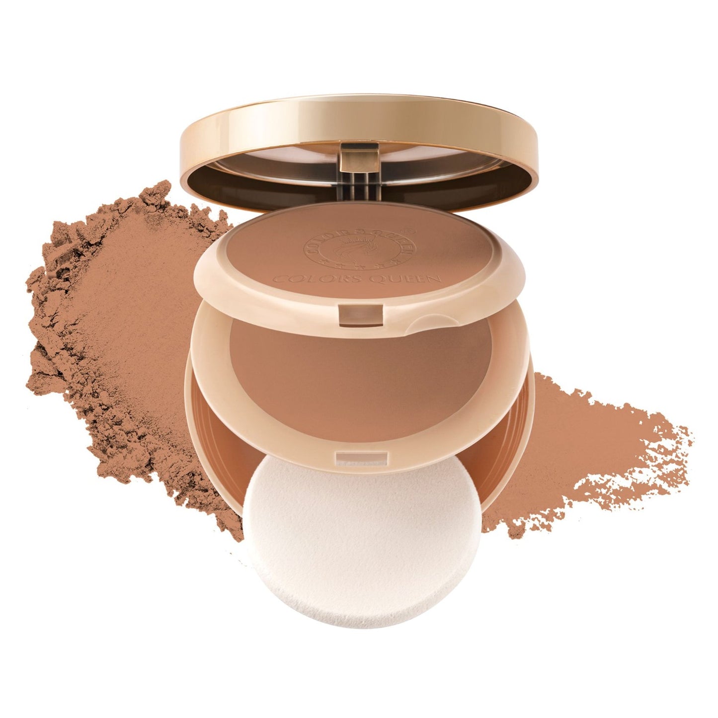 Colors Queen 2-in-1 Brightness Compact Powder - 3