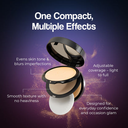 Colors Queen 3-in-1 Multieffect Whitening Sun Block Powder - Rose Blush-02