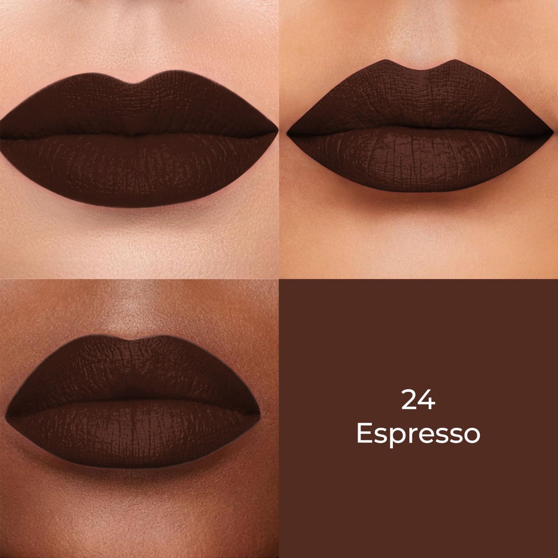 Colors Queen Color Stay Longlasting & Matte Lipstick Waterproof - Esxpresso-24