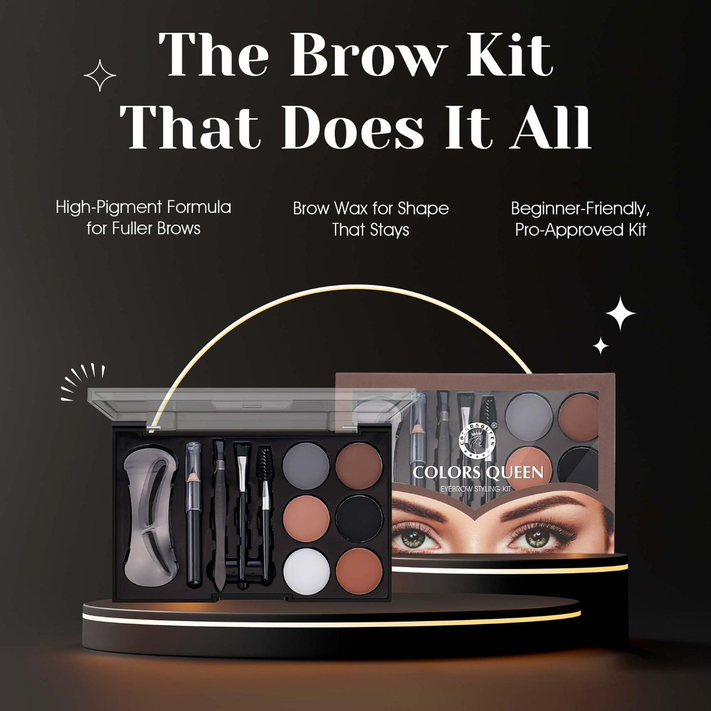 Colors Queen Eyebrow Palette Styling Kit