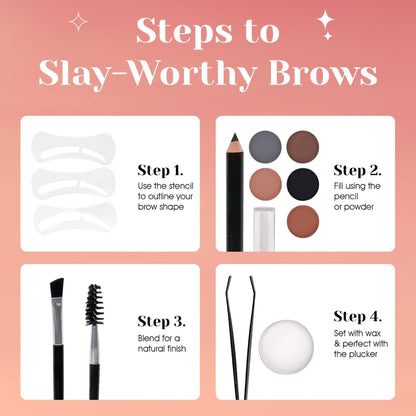 Colors Queen Eyebrow Palette Styling Kit