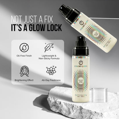 Colors Queen Gold Glow Makeup Fixer Spray