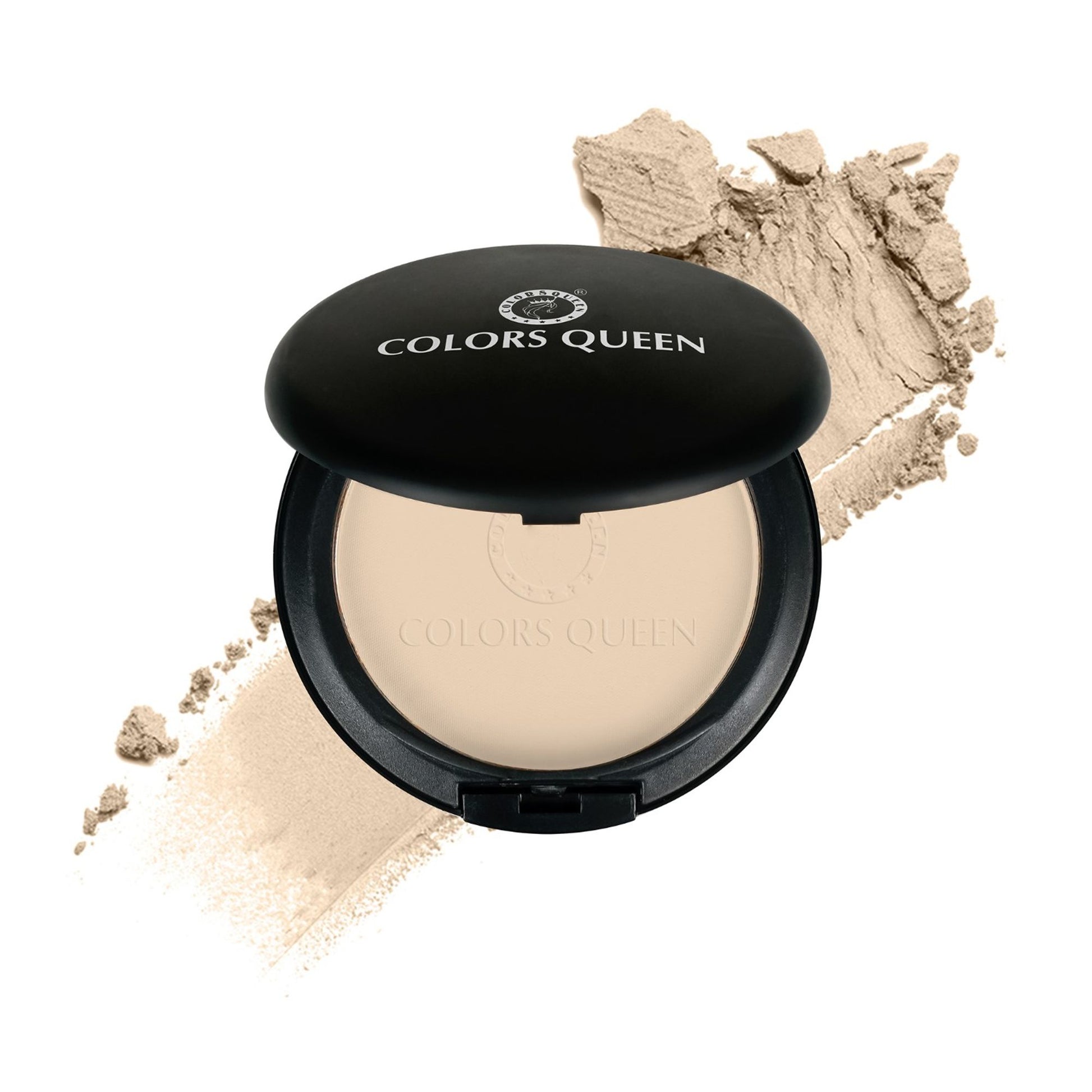 Colors Queen Luminous Silk Matte Compact Powder - White Ivory-01