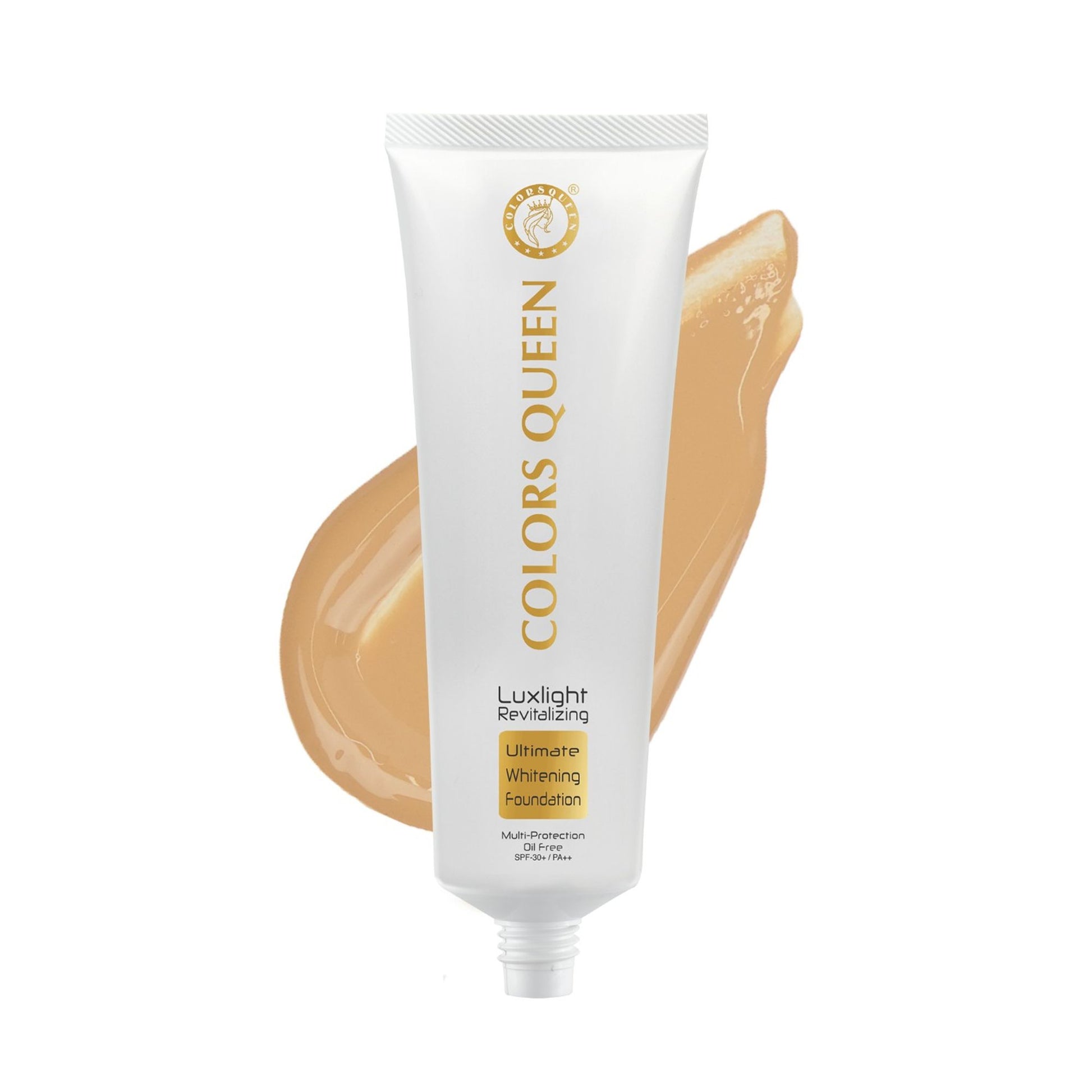 Colors Queen Luxlight Revitalizing Ultimate Whitening Foundation - Beige-03