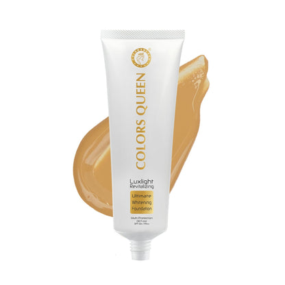 Colors Queen Luxlight Revitalizing Ultimate Whitening Foundation - Almond