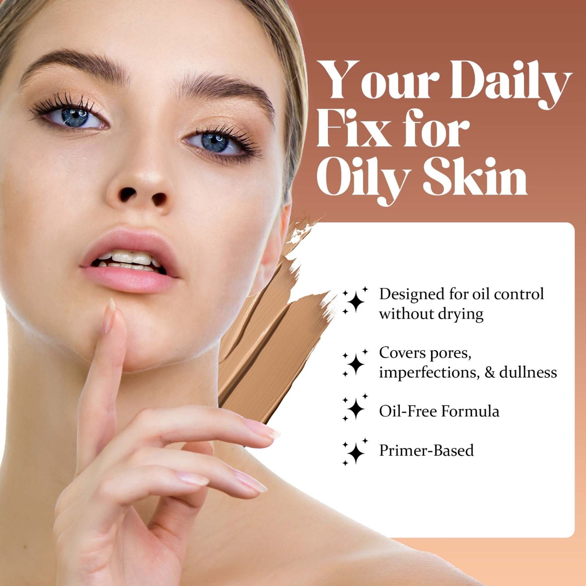Colors Queen Oil Control Base Foundation - Natural Almonds 04